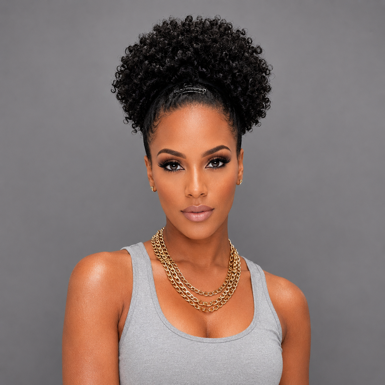 AFRO PUFF SYNTHETIC DRAWSTRING PONYTAIL