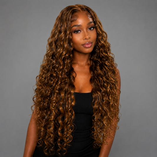 CUSTOM CURLY 13X4 HD LACE FRONT PREMIUM HUMAN HAIR WIG
