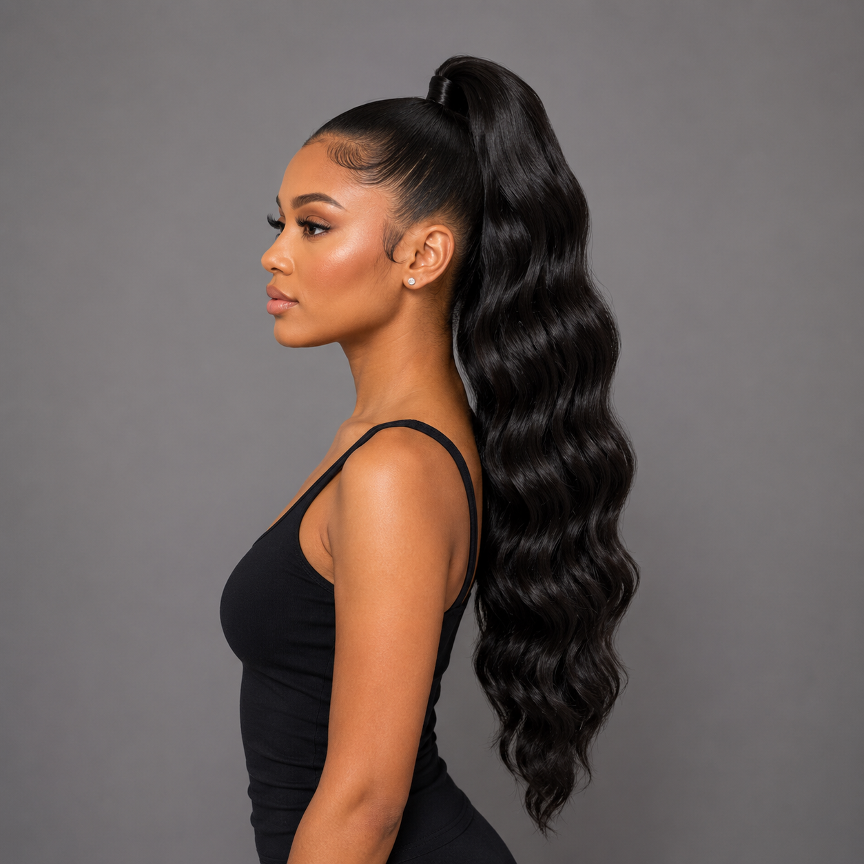 SERENITY- BODY WAVE HUMAN HAIR DRAWSTRING PONYTAIL