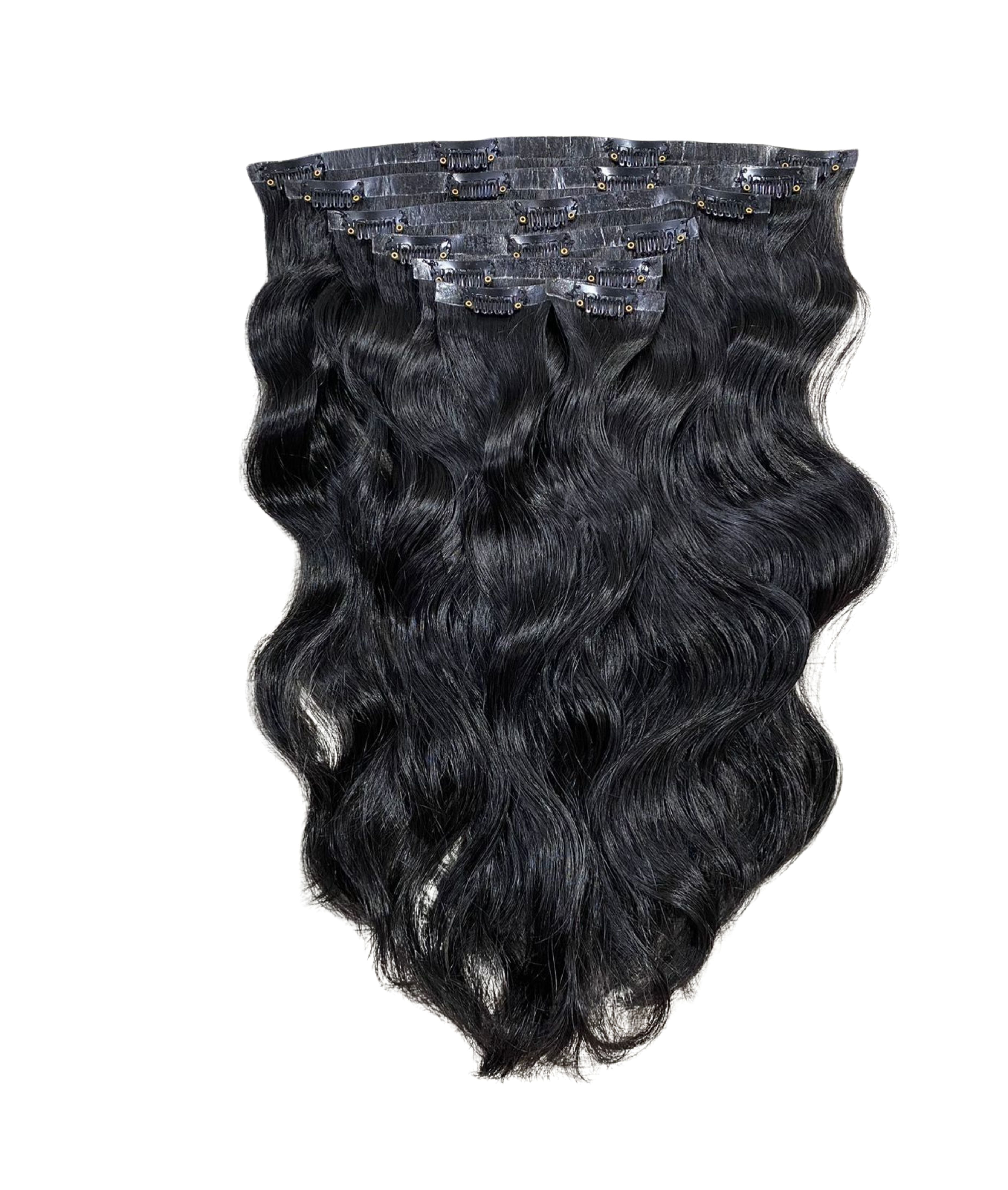 BODY WAVE HUMAN HAIR CLIP-INS