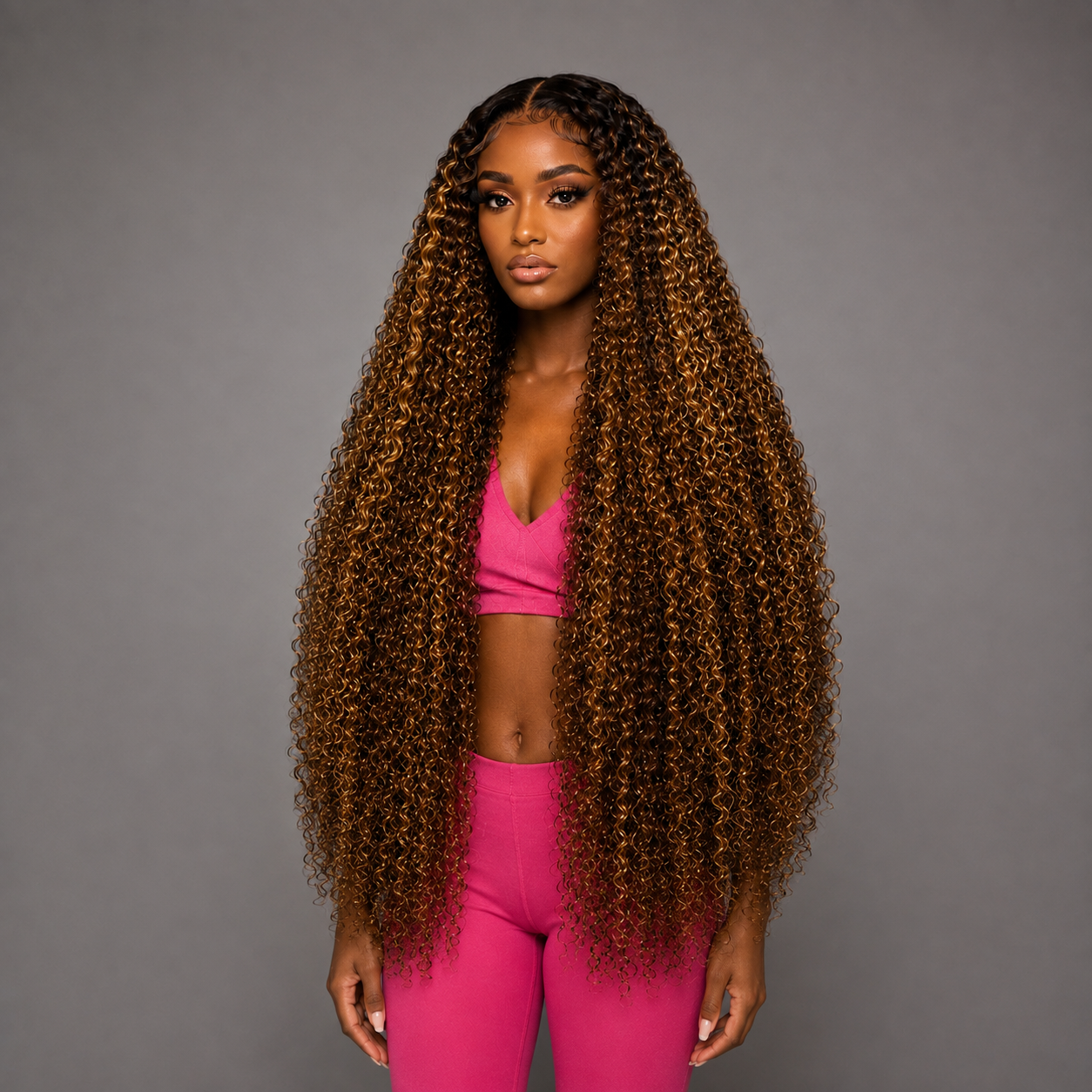 REYNA- CUSTOM LUSH CURL 13X4 HD LACE FRONT PREMIUM HUMAN HAIR WIG