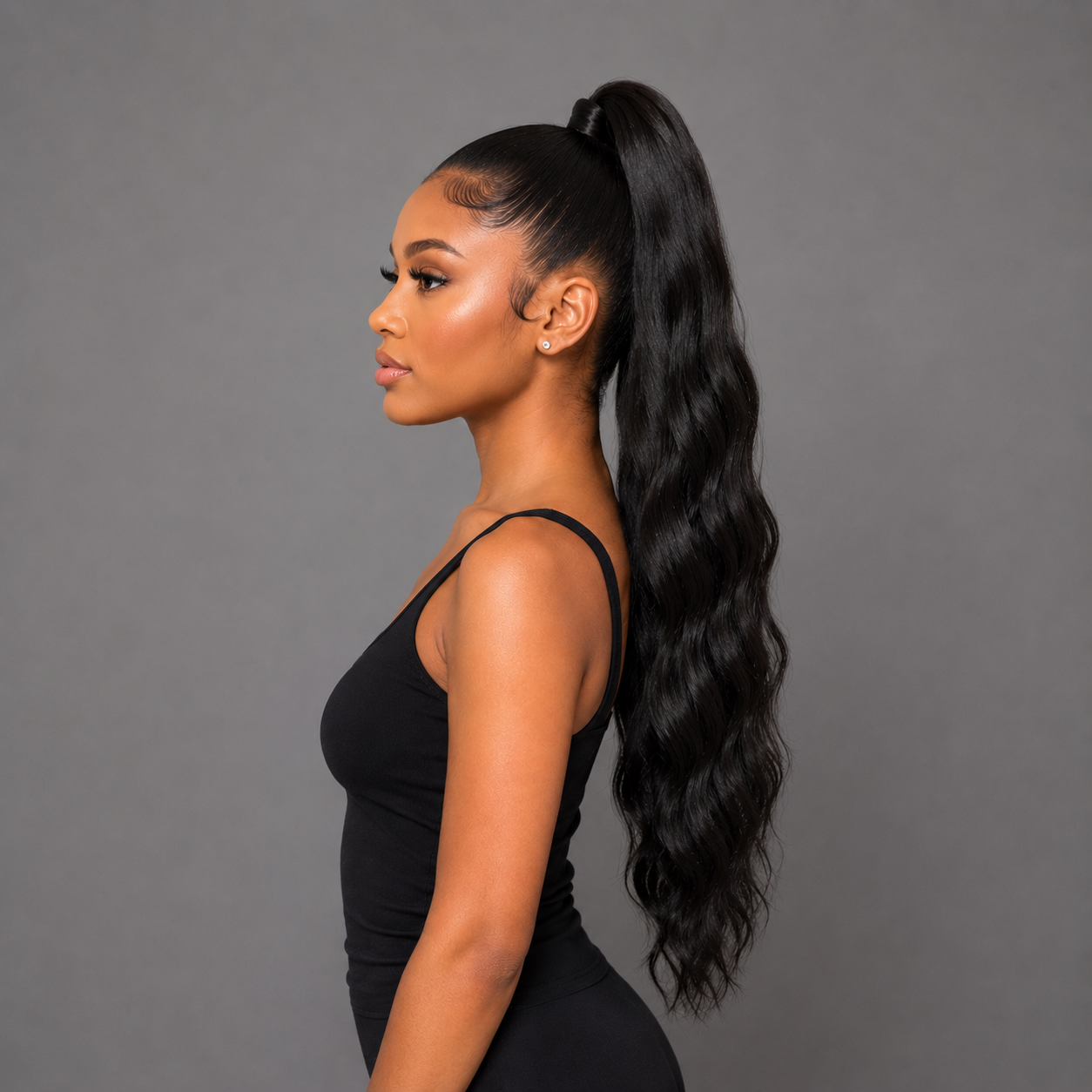 SERENITY- BODY WAVE HUMAN HAIR DRAWSTRING PONYTAIL